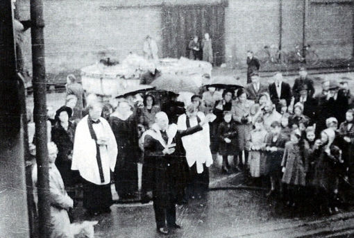 Walnut ship blessing Sligo