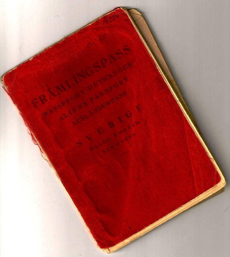 Red Swedish Passport