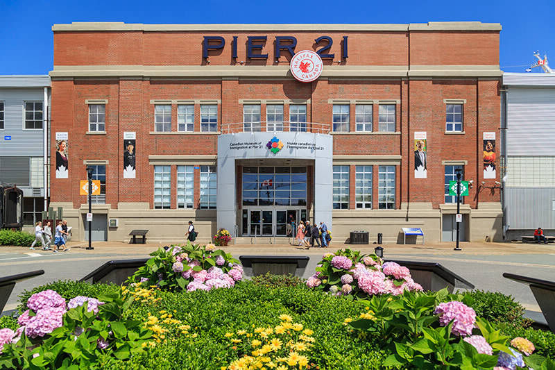 Pier 21 building.