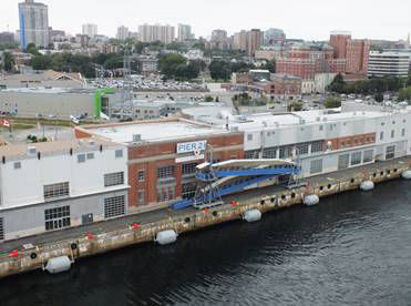 Pier 21 gangplank.