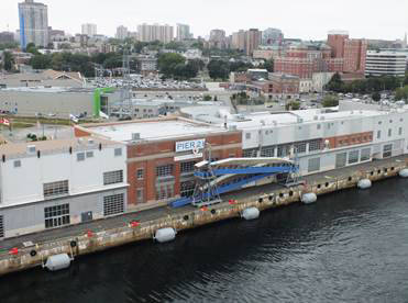 Pier 21 gangplank.