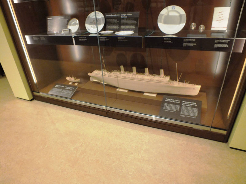 Walnut ship model.